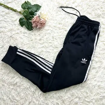 M 아디다스 팬츠 저리 바지 블랙 검정 여성용