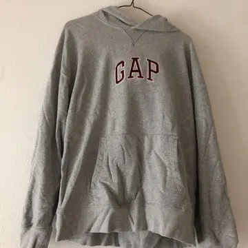 GAP 그레이 후드 부착 후드티