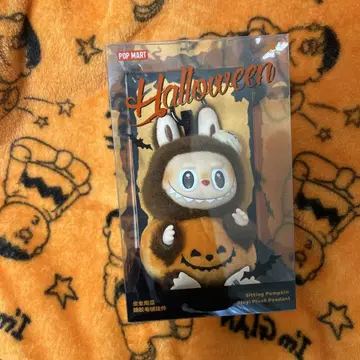 POP MART Shining Pumpkin 봉제 인형 Labubu