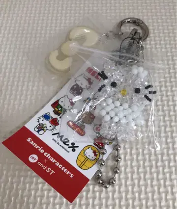 로리즈팜 me% 키티 비즈 키 참 화이트
