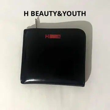 H BEAUTY&YOUTH 지갑 지갑 블랙