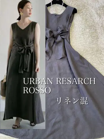 URBAN RESEARCH ROSSO 슬리브리스 원피스 그레이