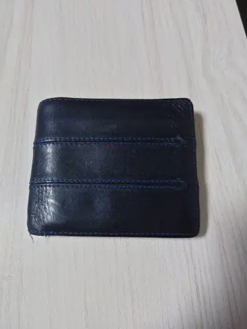 천연 가죽 접이식 지갑