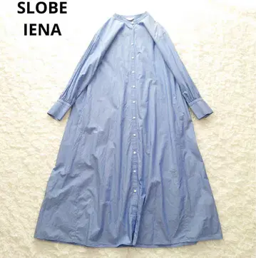 SLOBE IENA 라이트 블루 셔츠 원피스