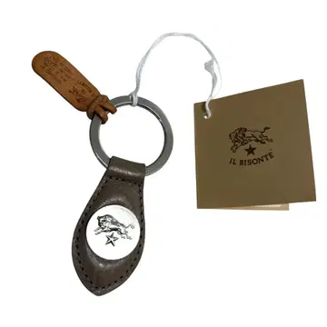 새상품 IL BISONTE 가죽 키링 키링