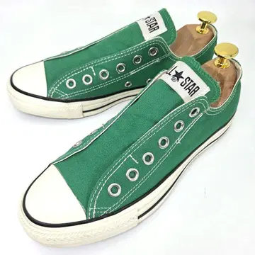 새상품급 컨버스 올스타 로우컷 슬립온 그린 24cm