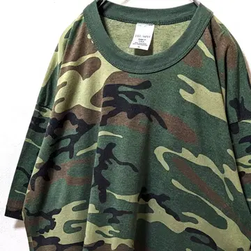 USA제 트루 스펙 올 패턴 티셔츠 카모플라주 XL 구제 의류