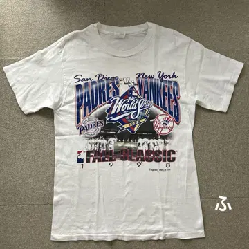 90s 초레어 빈티지 싱글 스티치 MLB 월드 시리즈 티셔츠