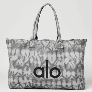 Alo Yoga 타이다이 패턴 쇼핑백 토트백