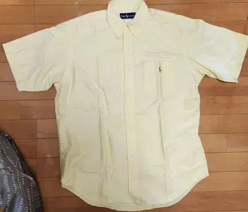 Ralph Lauren 반팔 셔츠 L 사이즈 노랑 구제 의류 태국제
