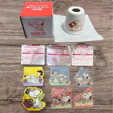 익명 배송 스누피 마츠키요 코코카라 칫솔 스탠드 + 스티커 6장