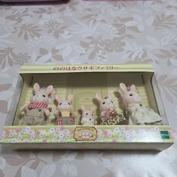 실바니안 패밀리 노노의 꽃 토끼 패밀리 인형 세트
