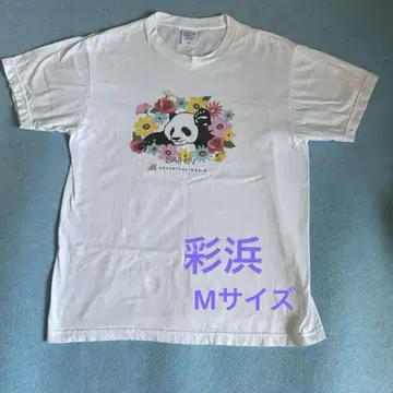어드벤처 월드 사이하마 팬더 티셔츠 M 사이즈