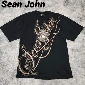 Sean John 숀 존 티셔츠 블랙 블랙