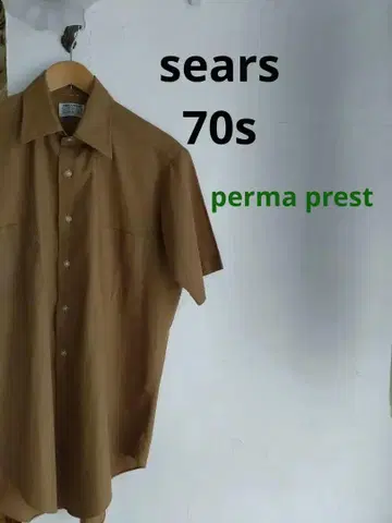 sears 반팔 셔츠 70년대 시어스
