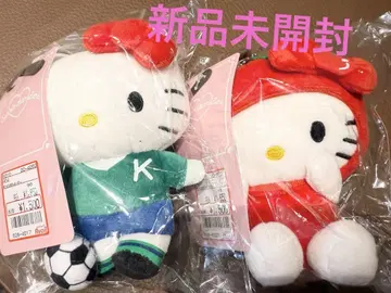 헬로키티 축구 봉제 인형 약 10cm
