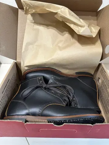 Red Wing 벡맨 플랫 박스 사이즈 27.0 블랙