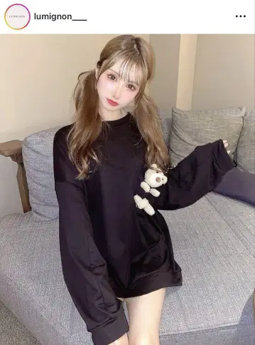 루미니온 포켓 곰 오버 트레이닝복