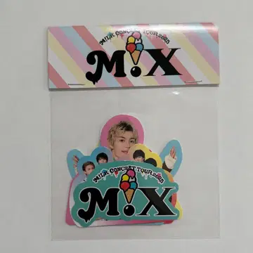 M!LK M!X 회장에서 FC 한정 C상 플레이크 씰 미개봉 새상품