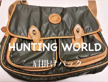 HUNTING WORLD 숄더백 올리브 그린