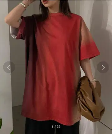 그라데이션 오버사이즈 티셔츠