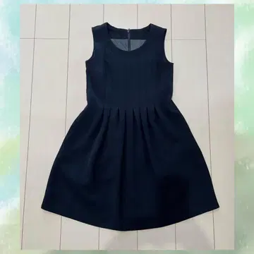 Green Label Relaxing 턱 슬리브리스 원피스