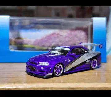 FUJI 1/64 NISSAN SKYLINE R34 GT-R 스탠스