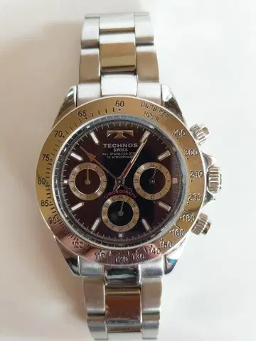 TECHNOS 크로노그래프 손목시계
