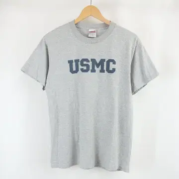USMC 미국 해병대 영문 로고 프린트 SOFFE 티셔츠 구제 의류