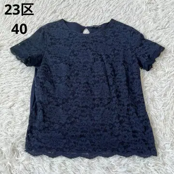 23구 레이스 꽃무늬 티셔츠