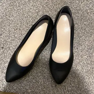 펌프스 검정 블랙 23cm
