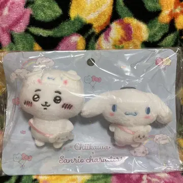 치이카와 산리오 콜라보 봉제 인형 배지