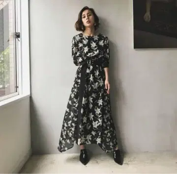 ameri vintage 원피스 twin lily dress 새상품