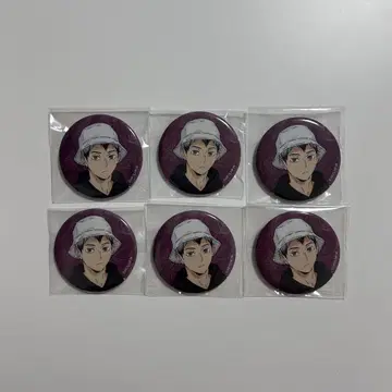 하이큐 키타 신스케 캔뱃지 도부 동물공원 6개