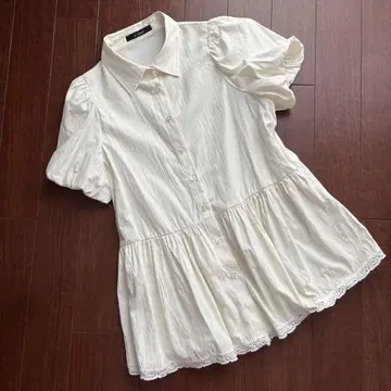 w closet 더블 클로젯 스트라이프 반팔 미니 OPSH