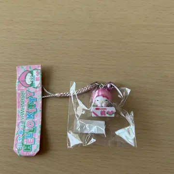 헬로키티 지역 특산품 스트랩 네즈케 야마나시 한정판 복숭아