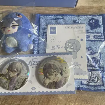니지산지 Happy Pack 2025 코야나기 로우 니지에토 캔뱃지