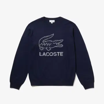 라코스테 LACOSTE 니트 스웨터 긴팔 네이비 xs