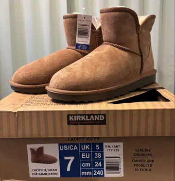 Kirkland 어그 부츠 24cm 체스넛 새상품 미사용