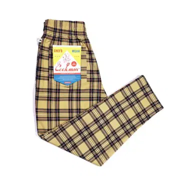 셰프 팬츠 Chef Pants Tartan Beige