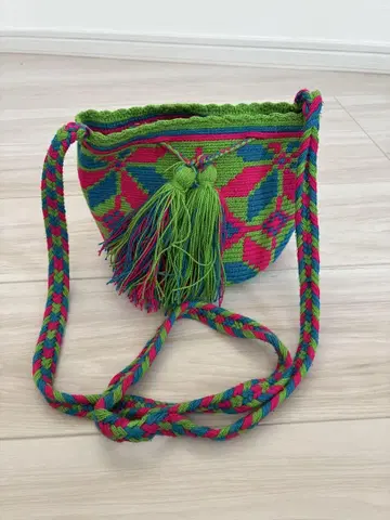 컬러풀한 와유 백 wayuu bag