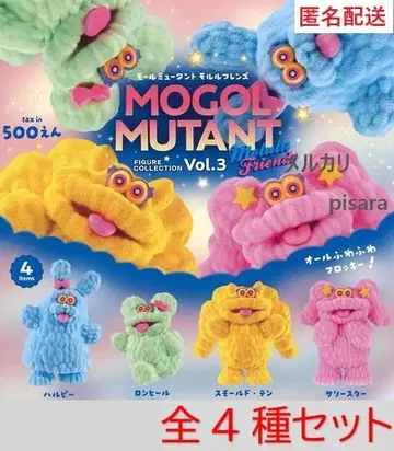 몰 뮤턴트 피규어 컬렉션 vol.3 몰루 프렌즈 전 4종