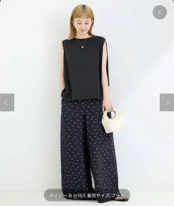 B.C STOCK 린넨 레이온 와이드 이지 팬츠