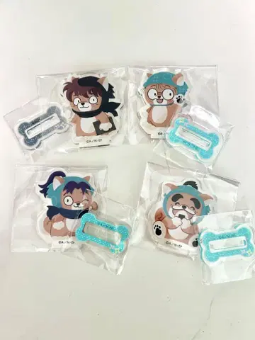 닌자 타마 란타로 포제 아크릴 스탠드 란키린 + 도이 세트