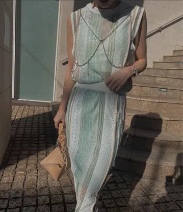 아메리 메디 시어 랜덤 스트라이프 세트