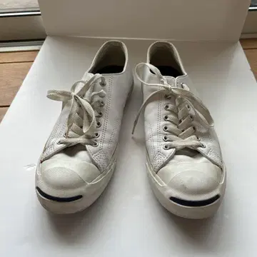 컨버스 converse 잭 파셀 화이트 가죽