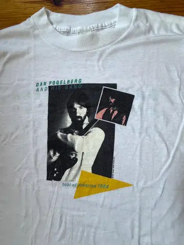 레어 Dan Fogelberg tour of America 84 티셔츠