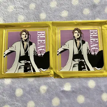 BLEACH WORLD 아크릴 코스터 네이비 나염 소우스케 2개