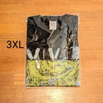 티셔츠 세카이비토 vivid 기획 3XL 반팔 블랙 한정판