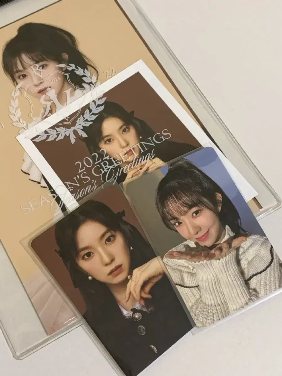 Red Velvet Irene 2022 seasons greetings photopack wts